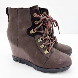 Sorel Joan Uptown Lace Wedge Boots